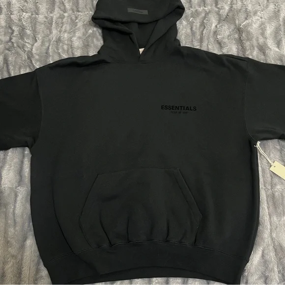 Essentials Black Sweatshirt and Joggers Set